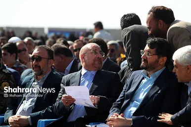 افتتاح فرودگاه گناباد با حضور رئیس مجلس و وزیر راه