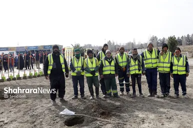گزارش تصویری | مراسم هفته درختکاری در بوستان بهار مشهد (۱۱ اسفند ۱۴۰۳)