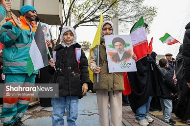 گزارش تصویری | راهپیمایی روز قدس ۱۴۰۴ در مشهد-۲
