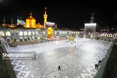 بازگشایی صحن انقلاب حرم مطهر رضوی در آستانه نیمه شعبان