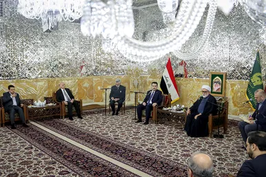 سفر نخست وزیر عراق به مشهد مقدس