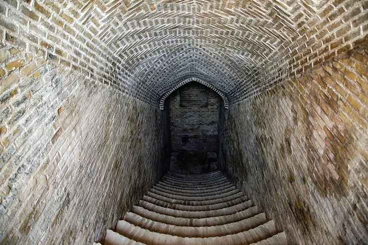 آب انبار حوض معجردار خاک می خورد