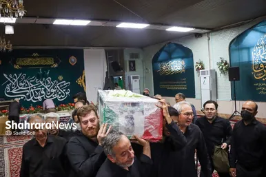 تشییع پیکر جانباز شهید عباس معروفی در مشهد