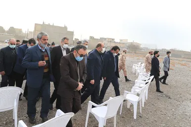 آیین کلنگ‌زنی ۴۰۰۰ واحدی طرح نهضت ملی جهش تولید مسکن در مشهد