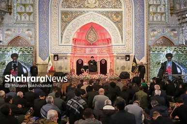 گزارش تصویری | مراسم احیای اولین شب قدر در حرم مطهر امام رضا (ع)