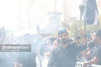 عزاداری شهادت امام رضا(ع) درخیابان های منتهی به حرم مطهر