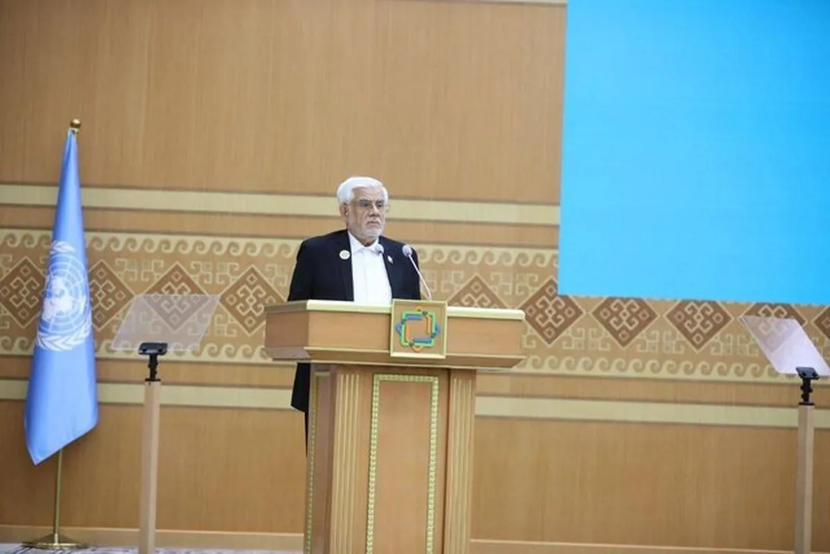 عارف در کنفرانس کشور‌های در حال توسعه محصور در خشکی: آمریکا میز مذاکره را نابود کرد