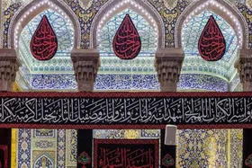 ویدئو | مراسم تعويض کتیبه&zwnj;های ضريح مطهر امام حسين(ع)