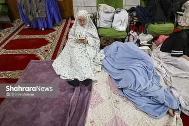 گزارش تصویری | اعتکاف مادر و فرزندی در مشهد