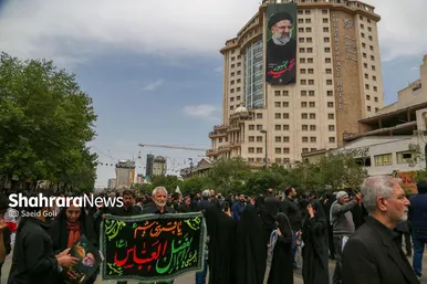 مشهد در ماتم رئیس جمهور شهید (۱)