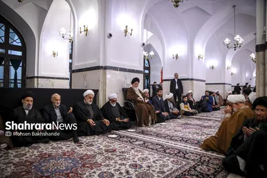 گزارش تصویری | مراسم ترحیم مرحوم آیت‌الله محمدهادی عبدخدایی در حرم مطهر رضوی