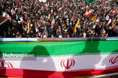 گزارش تصویری | راهپیمایی روز قدس ۱۴۰۴ در مشهد - ۵