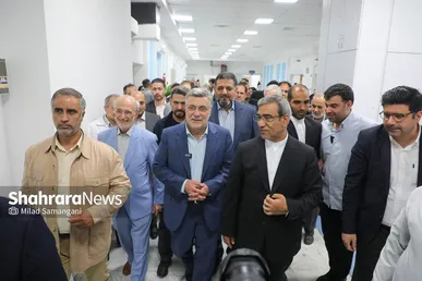 گزارش تصویری | افتتاح ۳۳ پروژه بهداشتی، درمانی، دانشجویی و فرهنگی با حضور وزیر بهداشت در خراسان رضوی