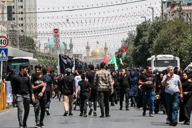 عزاداری روز تاسوعا در مشهد مقدس