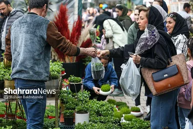 حال و هوای بازار گل در آستانه عید نوروز