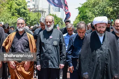 گزارش تصویری | عزاداری روز تاسوعای حسینی در خیابان های اطراف حرم مطهر رضوی