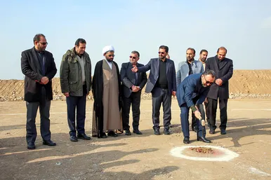 کلنگ‌زنی بزرگترین نیروگاه بیوگازسوز کشور در مشهد