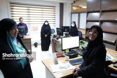 بازدید عضو شورای اسلامی شهر مشهد از موسسه فرهنگی شهرآرا