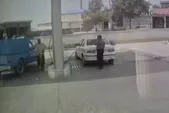 ویدئو| لحظه انفجار مهیب جایگاه CNG در صحنه از دوربین مداربسته