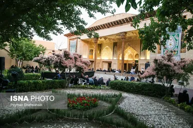 محرم ۱۴۰۴ | عکس‌هایی از عزاداری در خانه تاریخی شیخ‌الاسلام - اصفهان