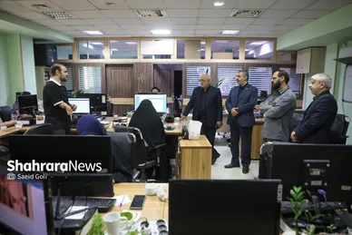گزارش تصویری | بازدید استاندار خراسان رضوی و رییس شورای اسلامی شهر مشهد از موسسه فرهنگی شهرآرا