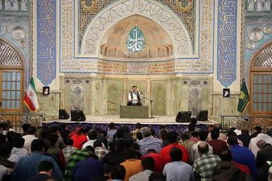 مراسم مناجات شب های ماه مبارک رمضان در حرم مطهر رضوی
