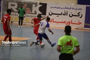 لیگ برتر فوتسال | مسابقه رکن آذین مشهد و سفیر گفتمان