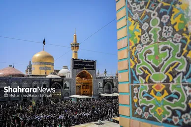 عزاداری روز شهادت امام رضا (ع) در حرم مطهر رضوی