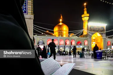 گزارش تصویری | مراسم احیای دومین شب قدر در حرم مطهر امام رضا (ع) -۲