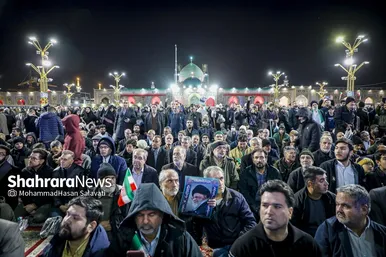 گزارش تصویری | وداع با پیکر مطهر شهدای مدافع امنیت در حرم مطهر امام‌رضا(ع)