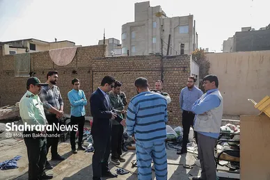 گزارش تصویری | بازسازی قتل مرد جوان به دست برادر همسرش در حوالی پایانه مسافربری مشهد