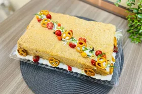 دستور پخت کیک مرغ در خانه + فیلم