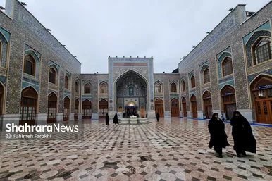 گزارش تصویری | حال و هوای بارانی حرم امام رضا (ع) (۱۹ اسفند ۱۴۰۳)