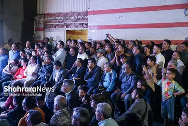 گزارش تصویری | تماشای مسابقه فینال کشتی احمد جوان در مشهد