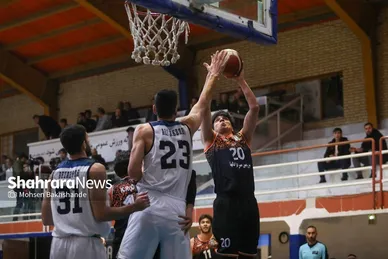 لیگ برتر بسکتبال | مسابقه آویژه صنعت پارسای مشهد و صنعت مس کرمان