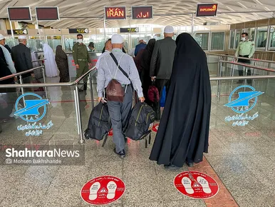بازگشت اولین کاروان حجاج خراسانی