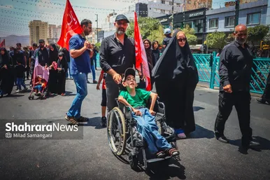 گزارش تصویری | مراسم جاماندگان اربعین حسینی در مشهد