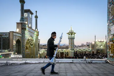 تحویل سال ۱۴۰۳ در حرم حضرت معصومه (س)