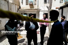 بازسازی صحنه قتل با آسفالت خیابان در مشهد