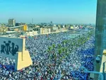 تجمع شکوهمند عراقی‌ها در حمایت از فلسطین + تصاویر و فیلم