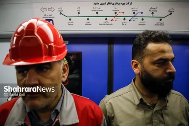 آغاز عملیات تست نهایی مسیر و ایستگاه‌های فاز یک خط سه مترو مشهد