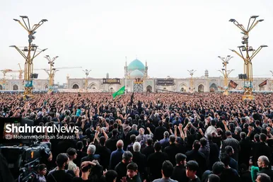 گزارش تصویری | مراسم چهارپایه خوانی شهادت حضرت رضا علیه السلام در حرم مطهر رضوی