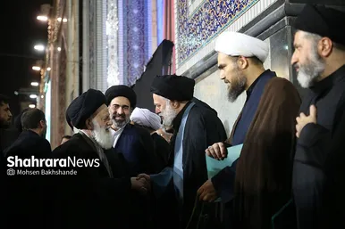 گزارش تصویری | شب سوم مراسم بزرگداشت رهبر شهید ایران در حرم مطهر امام رضا (ع)