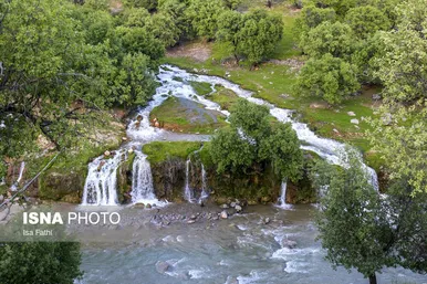 نوروزگردی | آبشار «آبریز» کهگیلویه