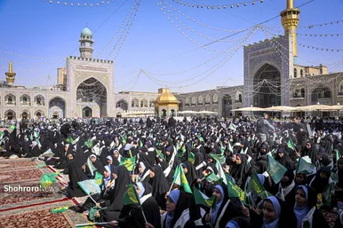 گزارش تصویری | آیین آغاز سال تحصیلی جدید در حرم مطهر رضوی