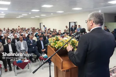 گزارش تصویری | آیین بهره برداری از فاز یک ساختمان فرماندهی و ستاد سازمان آتش‌نشانی مشهد