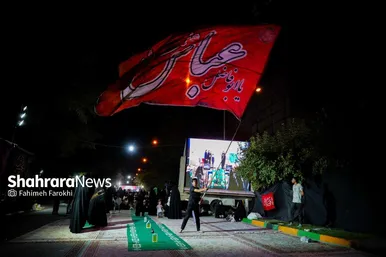 گزارش تصویری | برپایی سفره حضرت رقیه(س) در مشهد