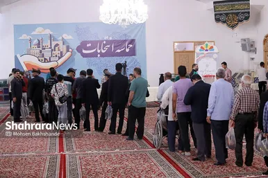عکس‌هایی از مرحله دوم انتخابات چهاردهمین دوره ریاست‌جمهوری در مشهد (۱)