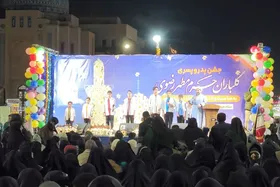 پدر، عشق، پسر | نخستین جشن بزرگ پدرپسری در شب میلاد امام جواد(ع) در مشهد برگزار شد + فیلم