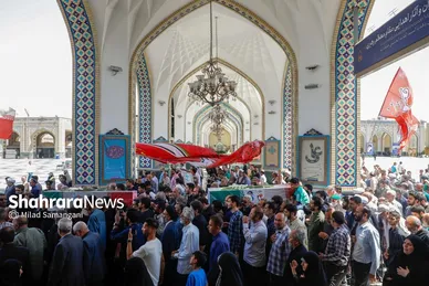 گزارش تصویری | تشییع پیکر شهدای حملات رژیم صهیونیستی در مشهد